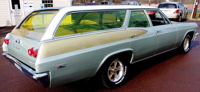 1965 biscayne custom station wagon one of a kind resto-mod 4 speed duel quads