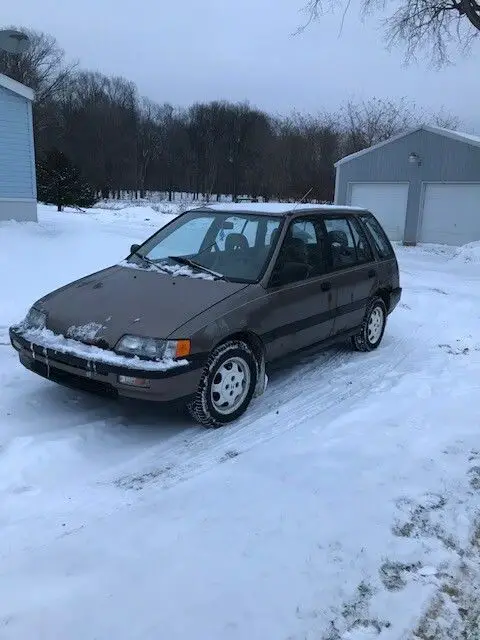 1991 honda civic rt-4wd wagon 193691 miles all original awd