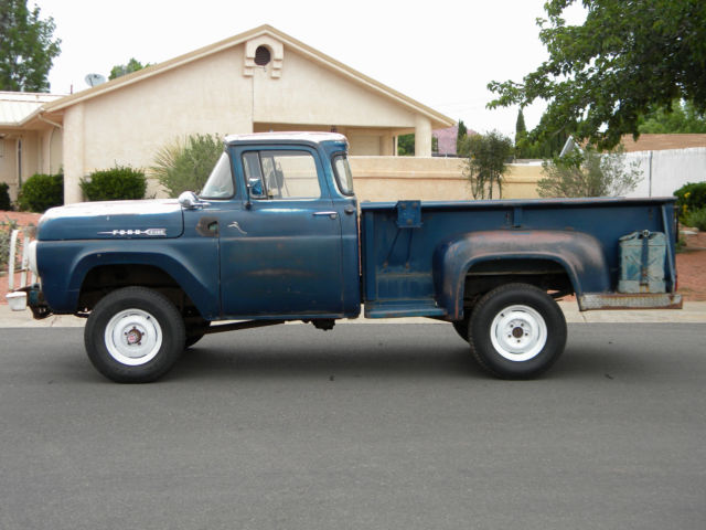 rare 4wd stepside all original runs drives pto winch factory radio great patina