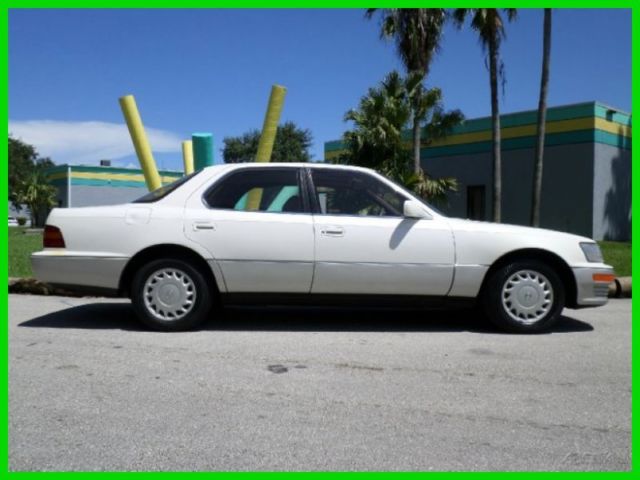 1991 lexus ls400 v8 automatic cold a/c clean title sunroof leather loaded