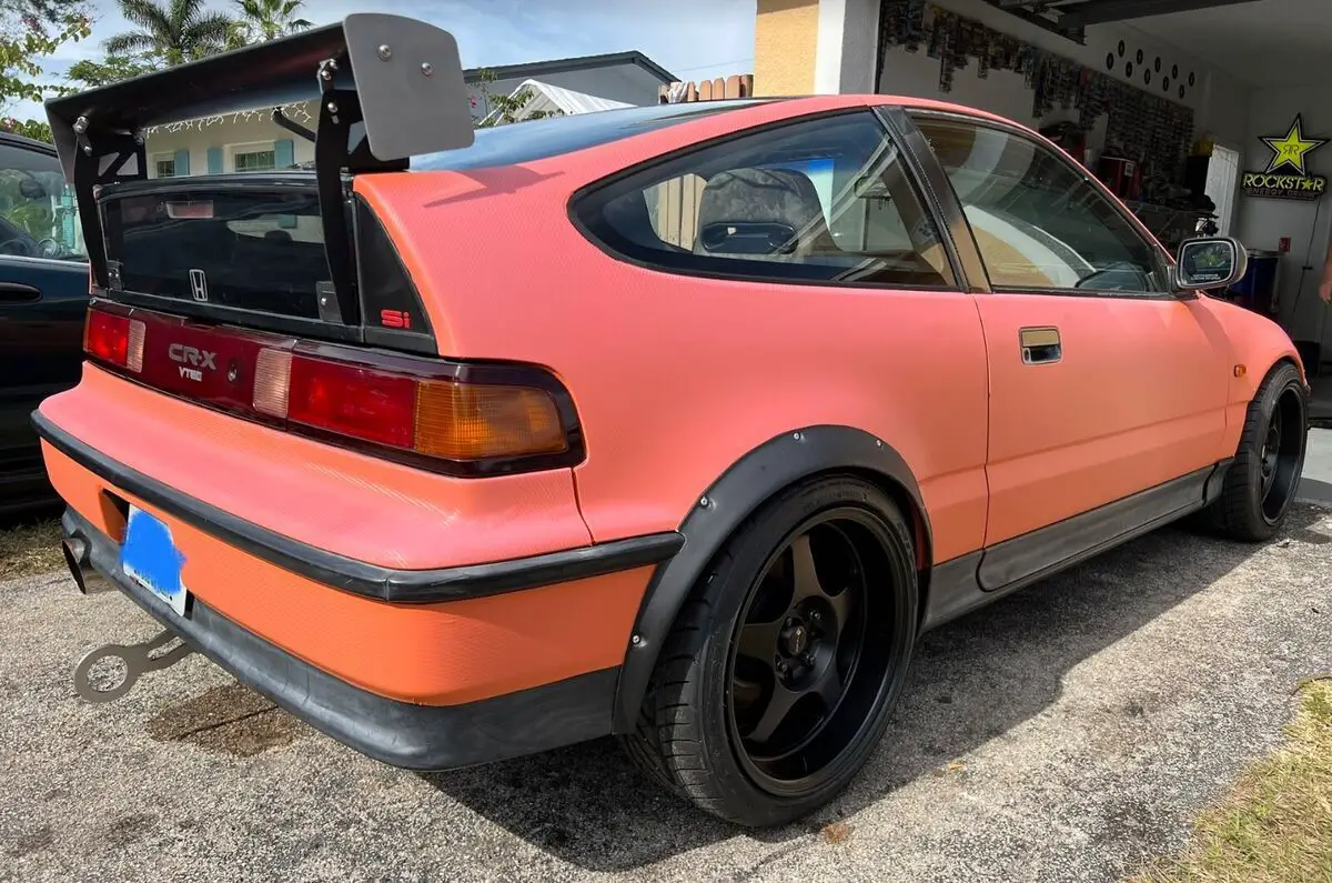 1990 honda crx si with k24z7 si engine 205 hp