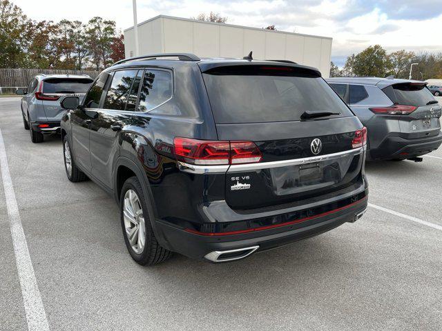 2021 volkswagen atlas 3.6l se w/technology