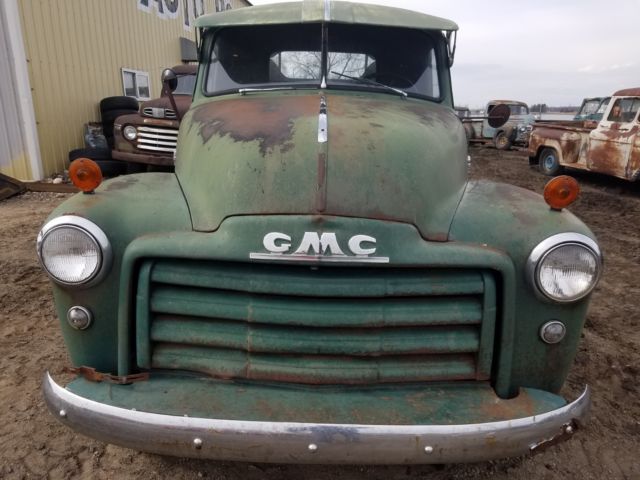 1951 gmc 9430 pickup truck 9 foot box nice original farm truck patina