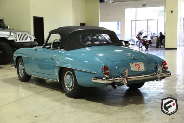 1960 mercedes-benz 190sl 72897 miles 1.9 liter supercharged manual