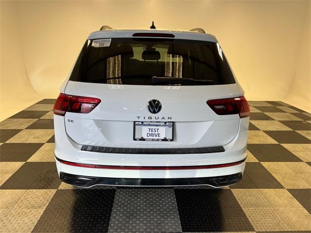 2022 volkswagen tiguan 2.0t se r-line black