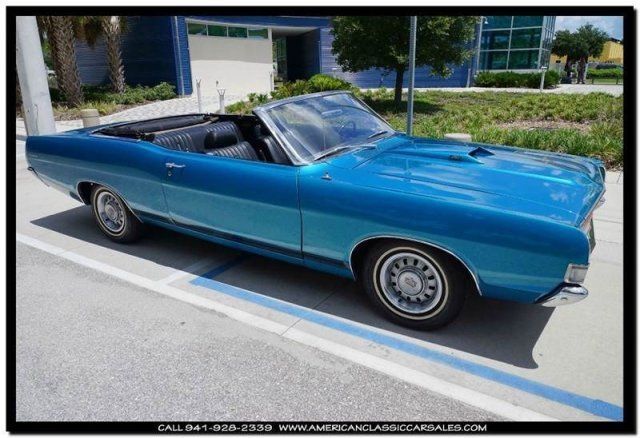 no reserve! very nice '69 torino real gt convertible 390 automatic new top in fl