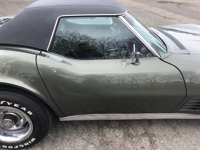1971 corvette rare steel cities gray/ documented protecto plate