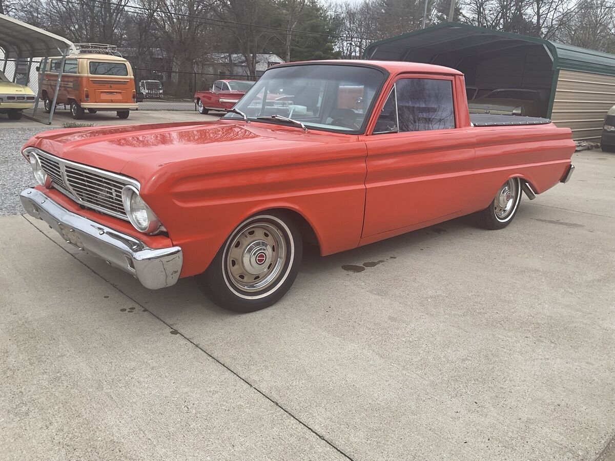 1965 ford ranchero pickup orange