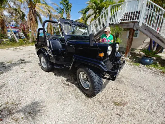 jeep willys cj3b style, turbo diesel, 1990 mitsubisi heavy industries, 54k miles