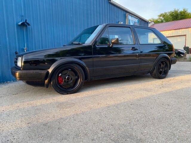 1986 volkswagen golf hatchback black fwd manual