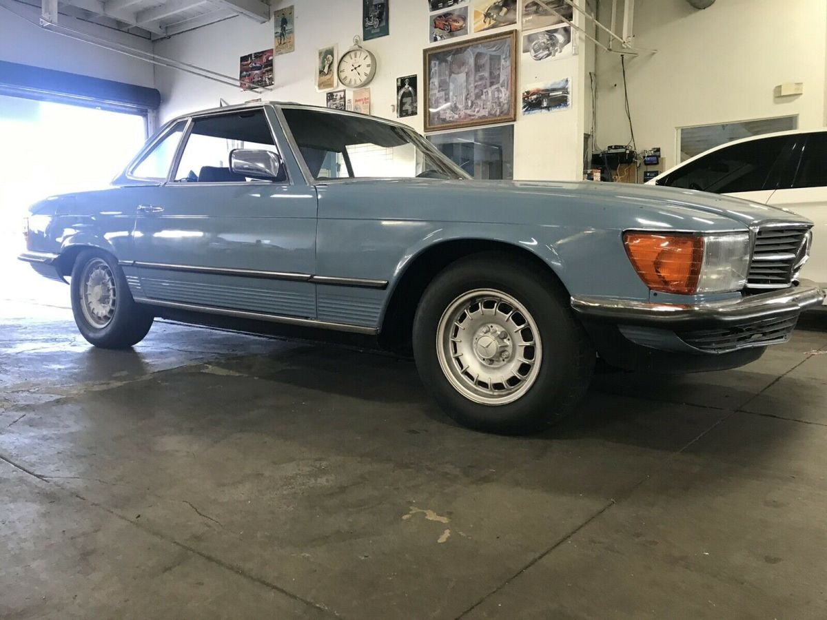 1980 mercedes-benz 280 sl 300sl 500sl 560sl 450sl 5.0 blue 4wd automatic