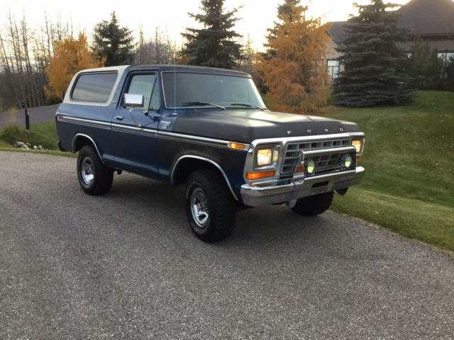 1978 ford bronco ranger xlt. very low mileage
