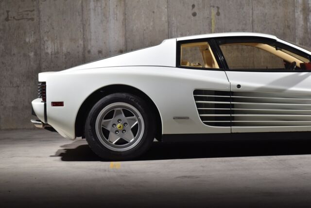 1991 ferrari testarossa 21960 miles white manual