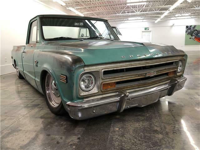 1968 chevrolet c10 oridinal patina bagged mobsteel ls swap
