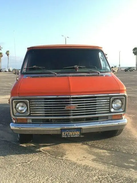 "orange krush" 1972 chevrolet custom van