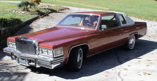 1977 cadillac coupe deville (saffron copper)
