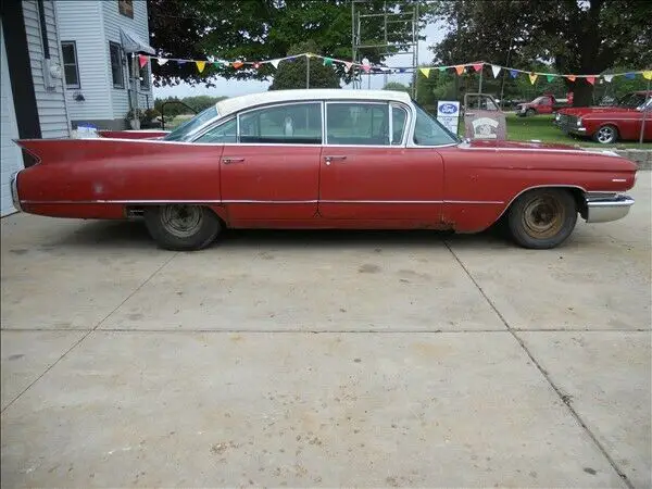 1960 cadillac series 61 4 door hardtop collector car- barn find!