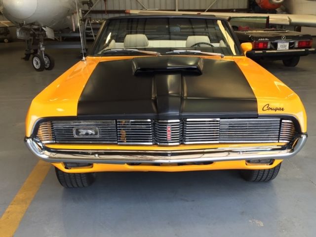 1969 mercury cougar xr7 convertible original numbers restoration! rare!