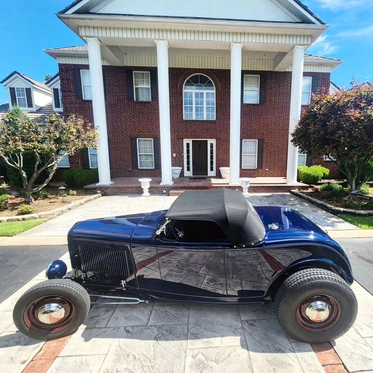 1932 ford roadster convertible blue rwd automatic hotrod