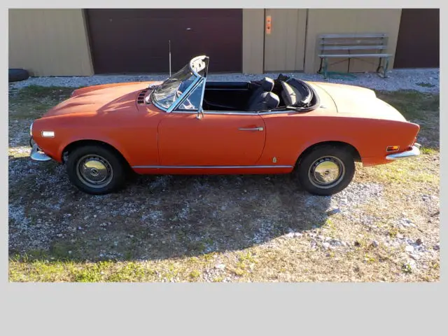 1973 fiat 124 sport convertible