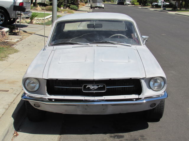 1967 ford mustang coupe, 289 with automatic overdrive transmission