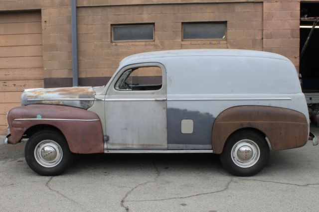 1946 ford flathead sedan delivery truck california rust-free barn find