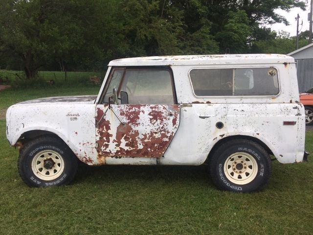 barn find - us navy 800a 1970 international harvester ihc scout solid body runs!