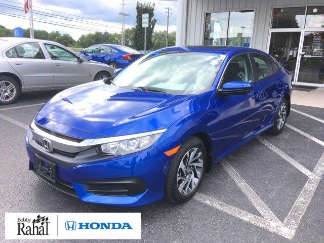 certified 2018 honda civic ex sedan state college, pa 16801 for sale in state college, pennsylvania