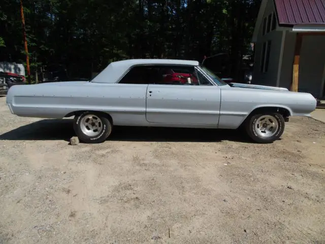1964 chevrolet impala 2 door hard top, very solid roller project