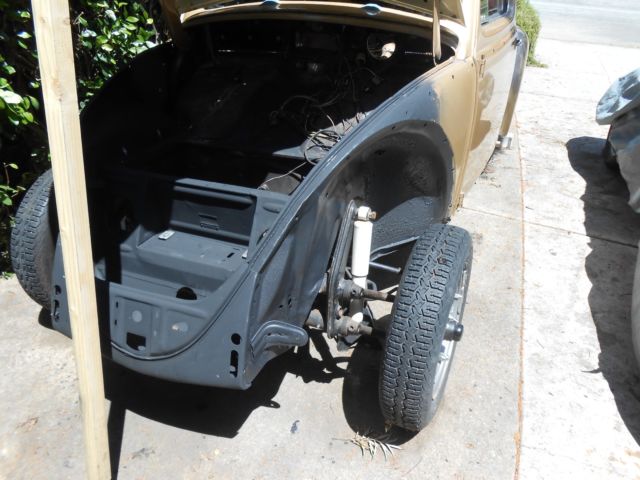 58 bug stalled out old speed project parts car
