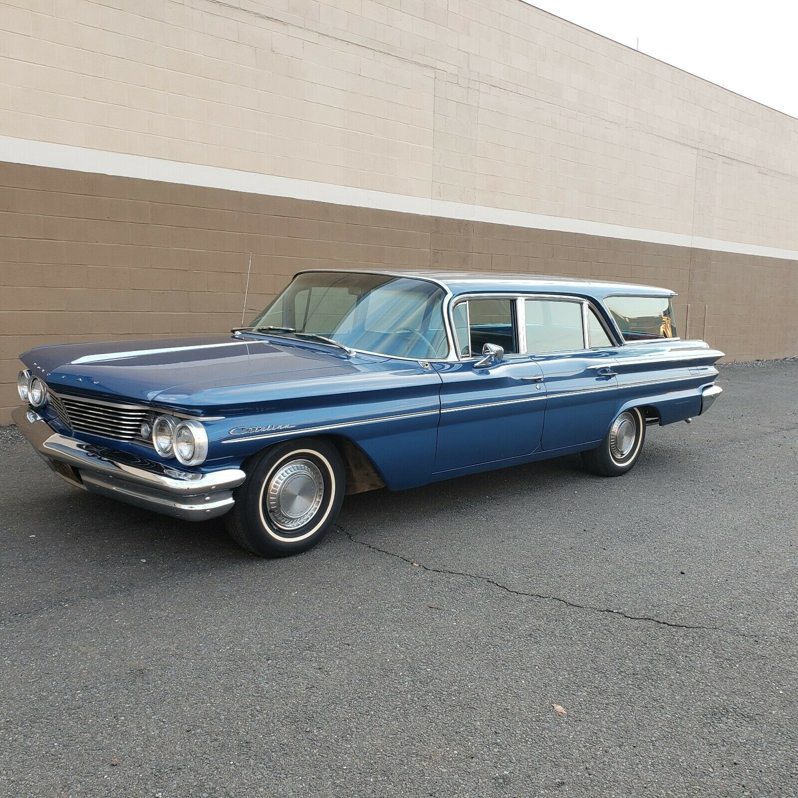 1960 pontiac catalina station wagon super solid california car!!
