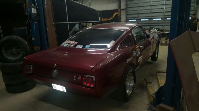 1965 ford mustang fastback pro street