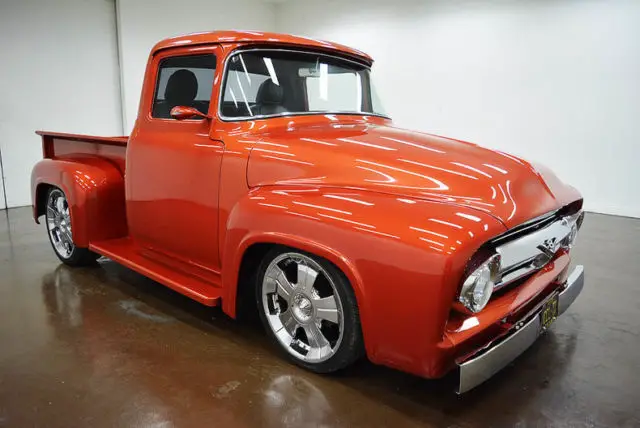 1956 ford f-100 3324 miles copper pickup truck 460 c6