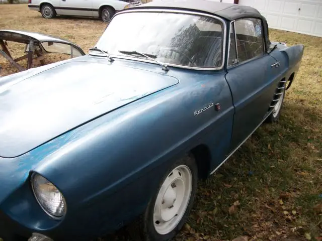 1963 renault caravelle 2 door convertible with soft and hard top