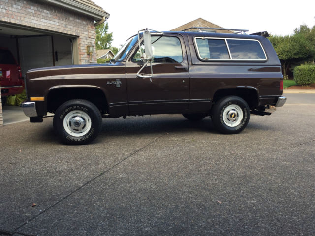 1987 chevrolet blazer k5 custom deluxe 4x4 very original low miles