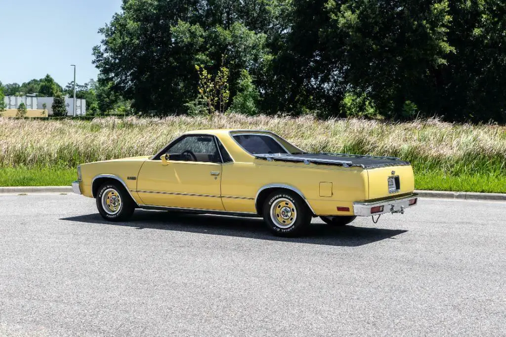 1980 chevrolet el camino yellow
