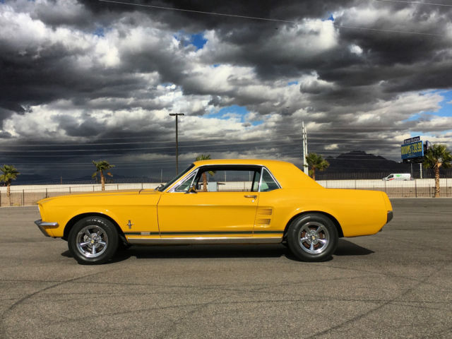 no reserve 1967 fod mustang gta coupe 68k original miles numbers matching