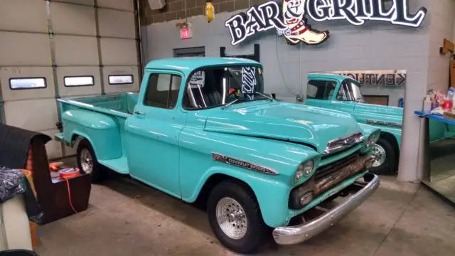1958 chevy apache truck stepside long bed apache updated sbc 305 nice interior