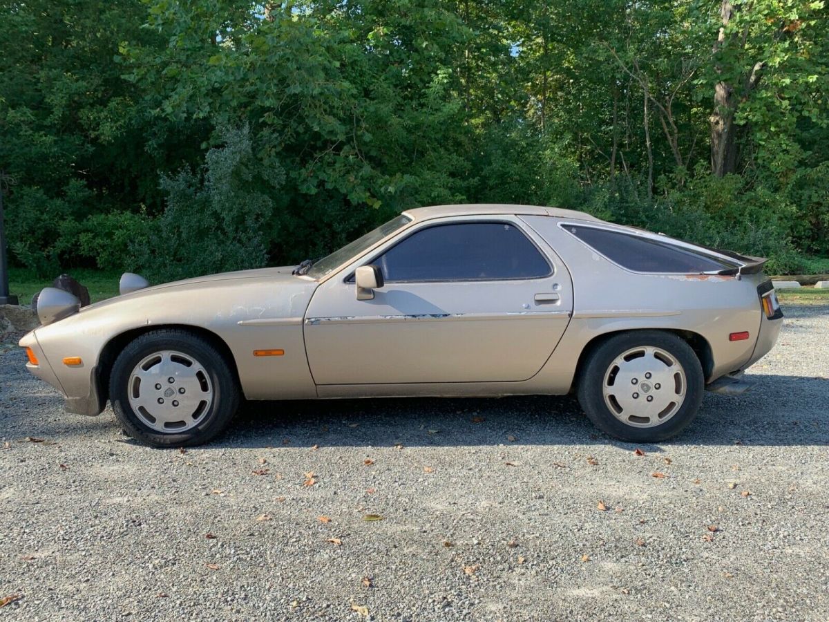 1982 porsche 928s european manual transmission 4.7l engine project no reserve