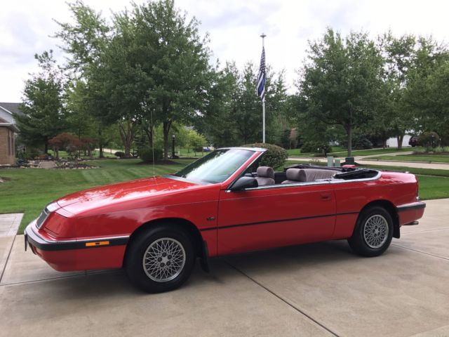 1992 chrysler lebaron convertible * 41k original miles! immaculate and pampered