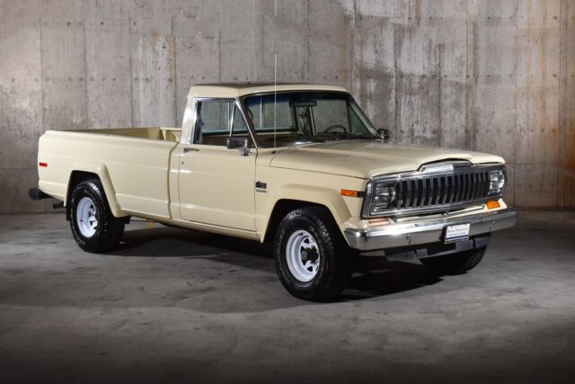 1986 jeep j-10 pickup 115268 miles cream white pickup v8 5.9l a
