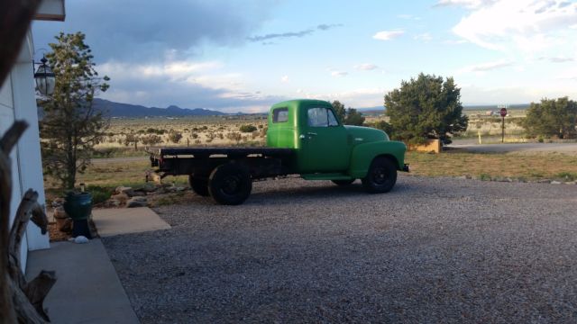 1951 chevy 3600 stake bed. new mexico truck
