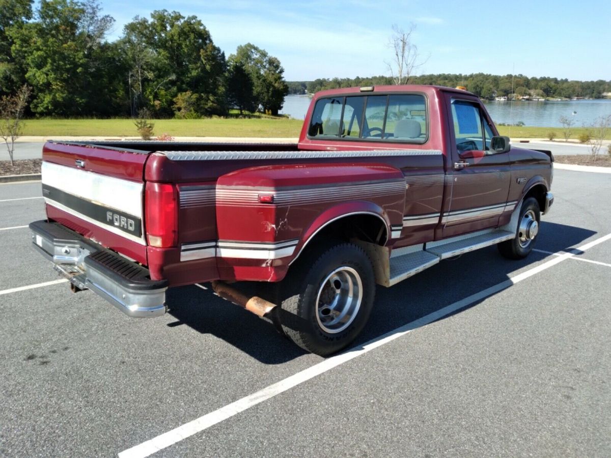 1993 ford f 350 reg cab diesel truck 5 speed manual trans rust free no reserve !