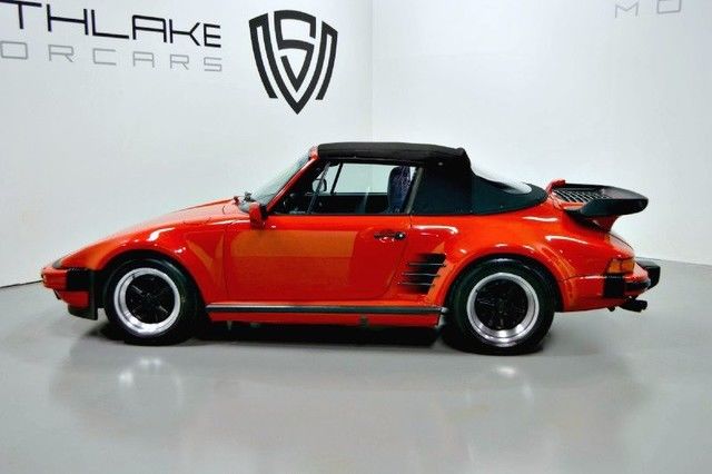 1989 porsche 930 slantnose turbo cabriolet manual 5 speed stunning collector's