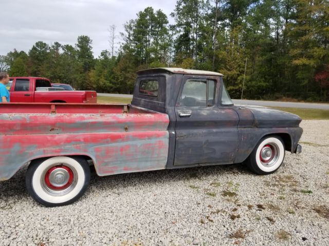 1963 chevrolet c10 kustom good winter family running project. n/res-in alabama