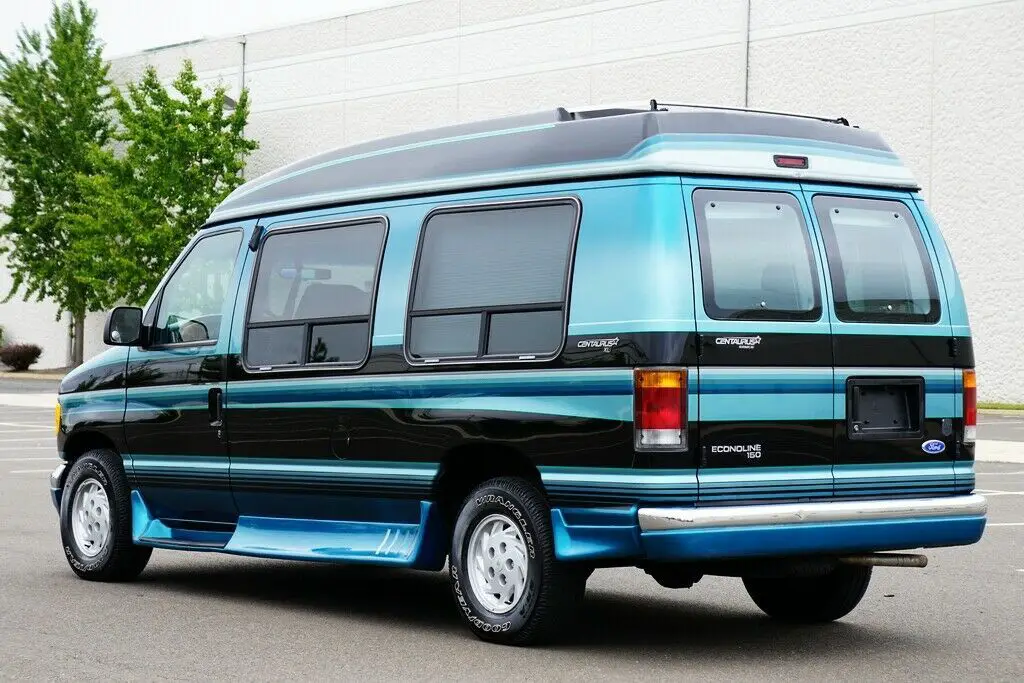 1992 ford e150 centaurus xl luxury high top conversion van rv