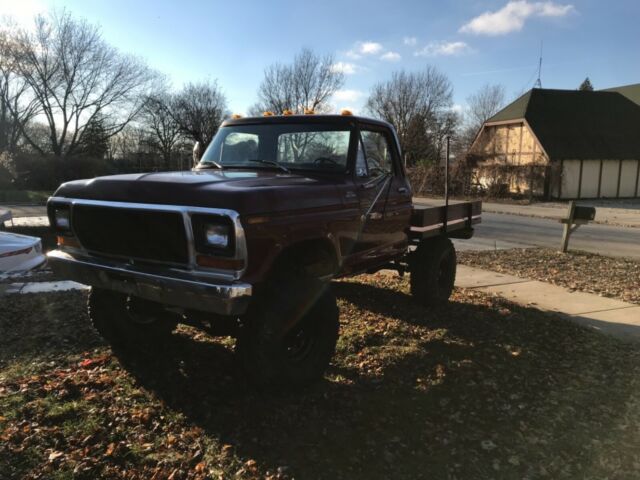 clean 1979 windsor v8 5.8 ford f-150 f150 lifted 35" tires 4x4 runs great