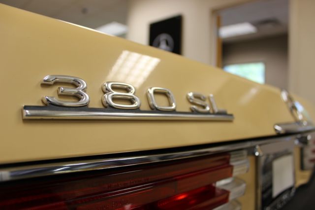 used 1983 mercedes-benz 380 380sl manila beige convertible v8 3.8l a
