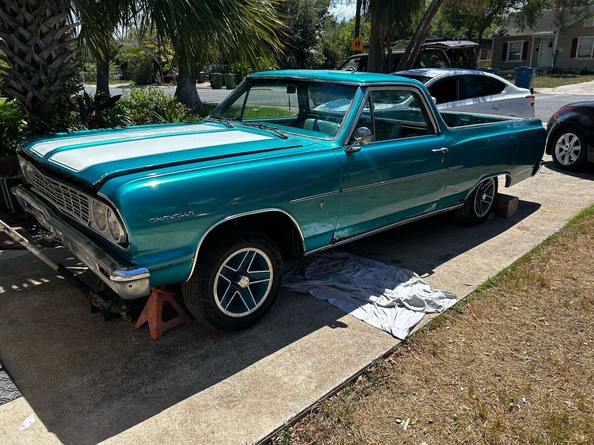 1964 chevrolet el camino coupe blue rwd automatic el camino