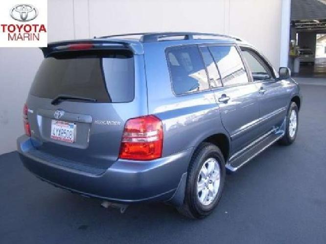 2002 toyota highlander limited v6 w/leather in san rafael, ca